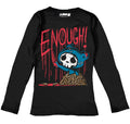 ENOUGH! Women Long Sleeve Tshirt, Women Shirts, Akumu ink, goth, emo