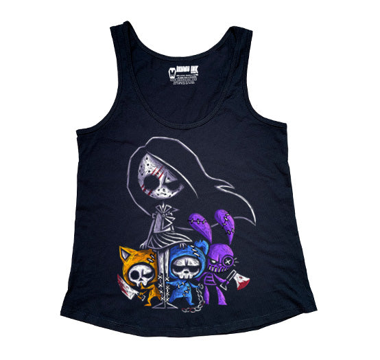 Party Animals Women Tanktop, Women Shirts (SALE), Akumu ink, goth, emo