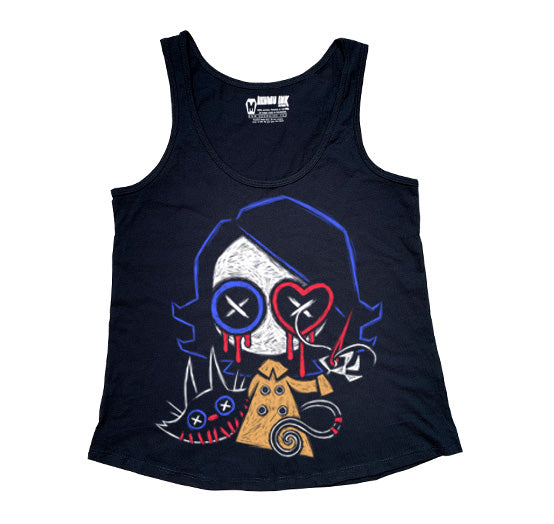 Ready to Play Women Tanktop, Women Shirts, Akumu ink, goth, emo