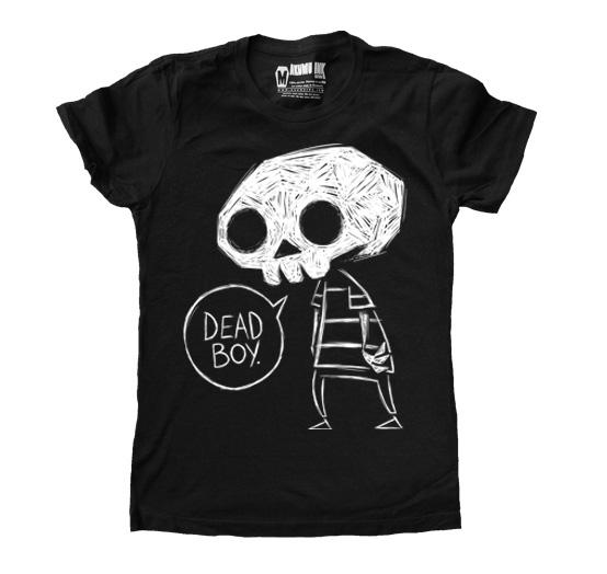 Akumu Ink Dead Boy Women Tshirt, Women Shirts, Akumu ink, goth, emo