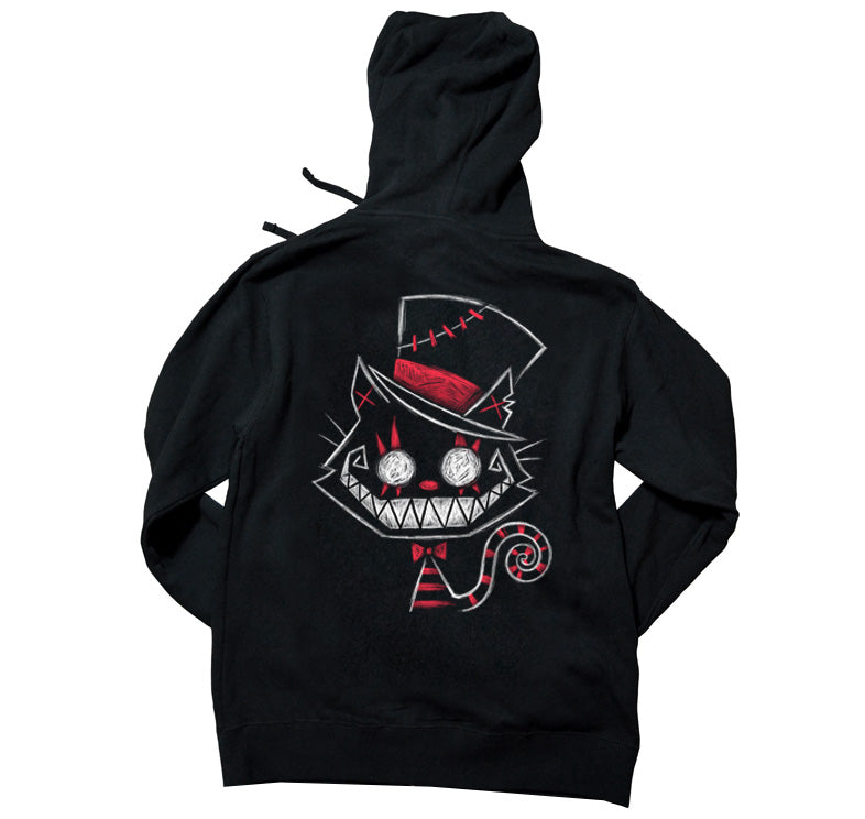 Akumu Ink Psychotic Delight Unisex FLEECE Hoodie, long sleeve, Akumu ink, goth, emo