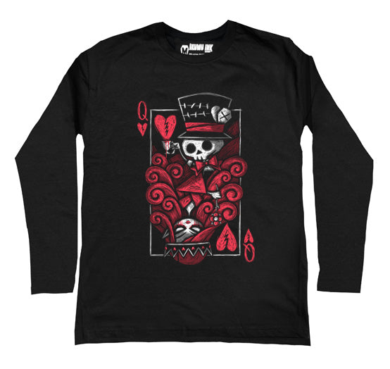 The Upside Down: Queen Men Long Sleeve Tshirt, Men Shirts, Akumu ink, goth, emo