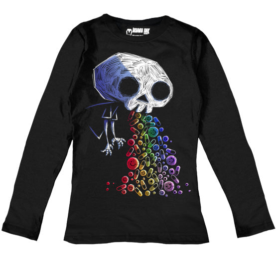 Akumu Ink Women Shirts, goth Women Shirts, skull Women Shirts, 