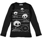 Akumu Ink Women Shirts, goth Women Shirts, skull Women Shirts, 