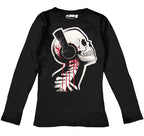 Tone Death Women Long Sleeve Tshirt, Women Shirts, Akumu ink, goth, emo