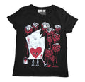 Akumu Ink Painting The Roses With Blood Women Tshirt, Women Shirts, Akumu ink, goth, emo