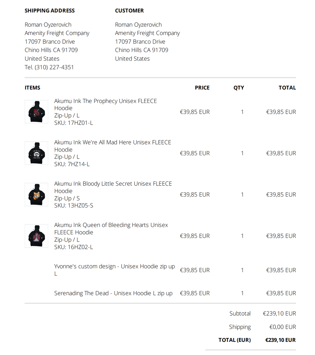 For Roman, , Akumu ink, goth, emo