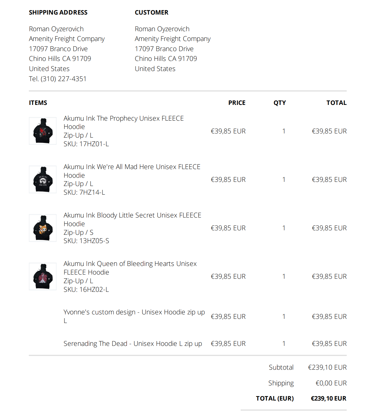 For Roman, , Akumu ink, goth, emo