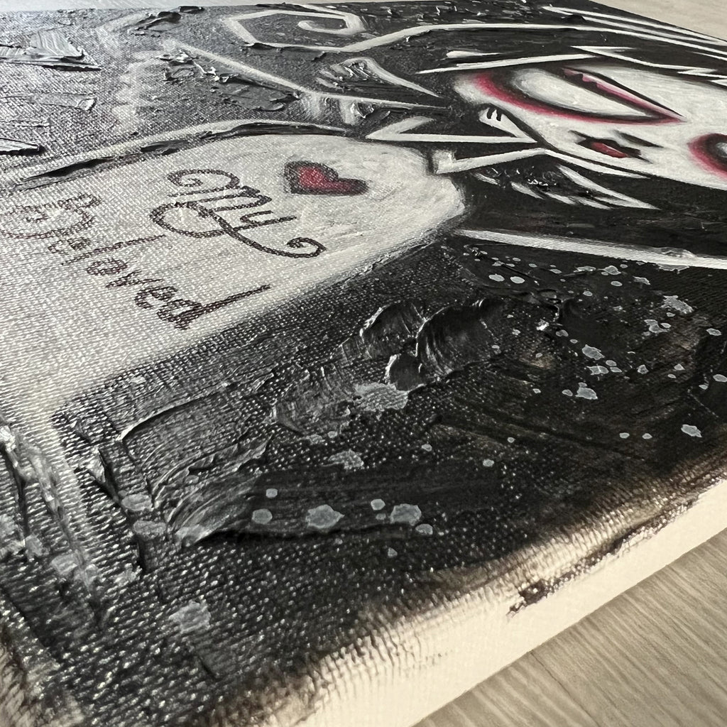 Akumu Ink art, goth art, skull art, 