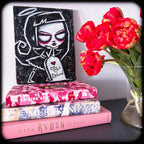 Akumu Ink art, goth art, skull art, 