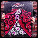 Akumu Ink art, goth art, skull art, 
