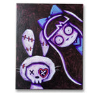 Akumu Ink art, goth art, skull art, 
