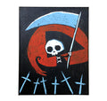 Akumu Ink art, goth art, skull art, 