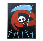 Akumu Ink art, goth art, skull art, 